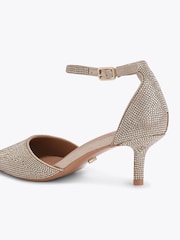 Carvela Gold Standard Fit Shinier Court Emebellished Heeled Shoes - Image 3 of 4