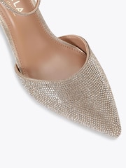 Carvela Gold Standard Fit Shinier Court Emebellished Heeled Shoes - Image 4 of 4