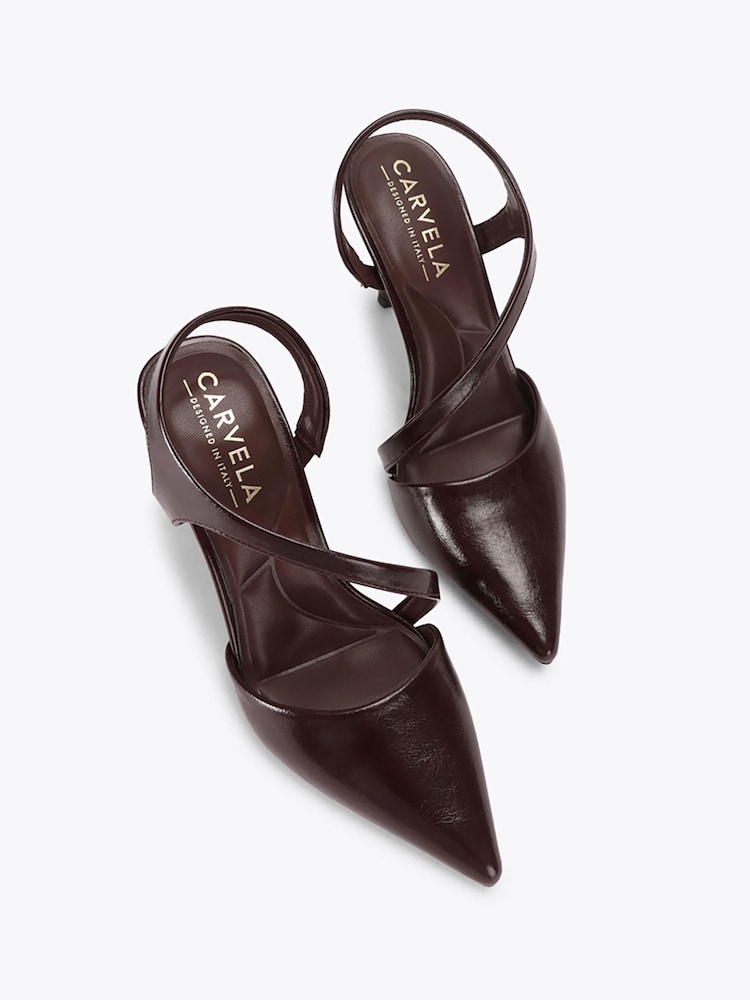 Carvela Red Symmetry Court Shoes - Image 2 of 4 Carvela Red Symmetry Court Shoes - Image 2 of 4