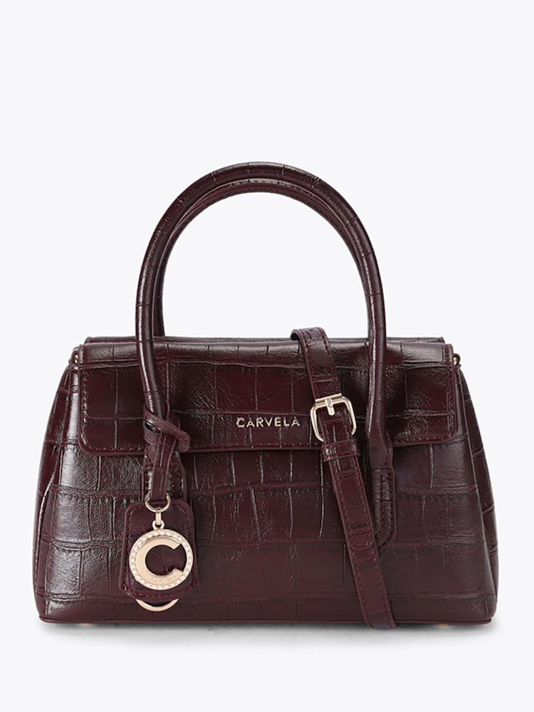 Красный - Carvela Arenella Croc Mini Tote Bag - Изображение 1 4