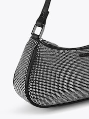Carvela Black Brando Embellished Shoulder Bag - Image 4 of 4