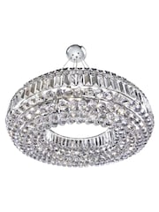 Searchlight Chrome Nettle Chrome Crystal 10Lt Pendant Ceiling Light - Image 2 of 3