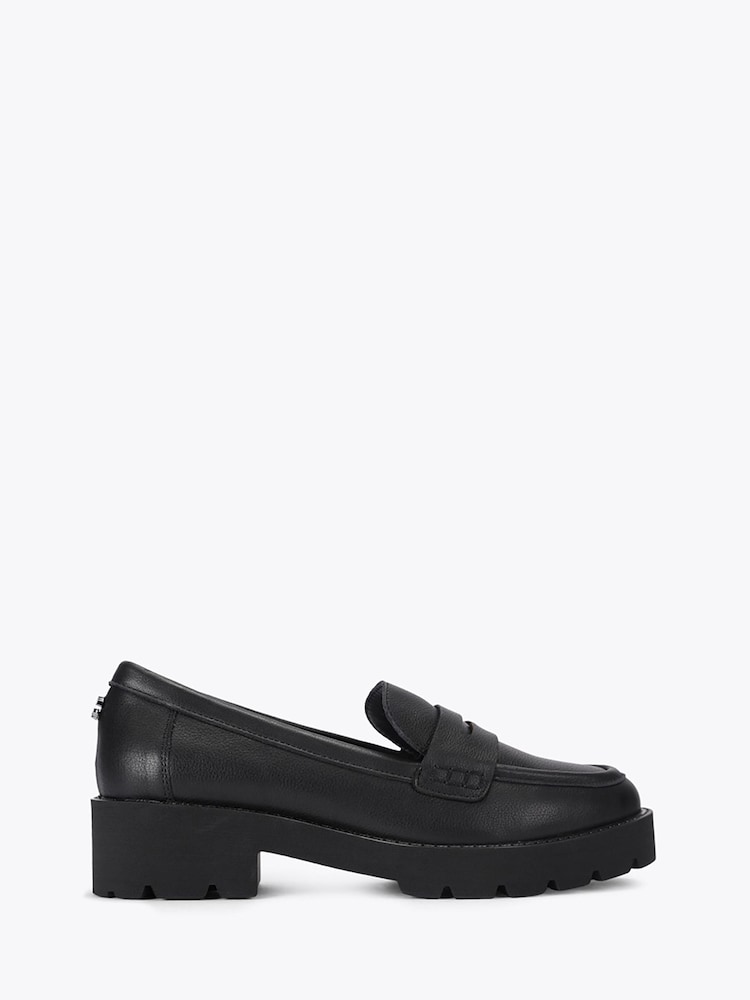 Carvela Snap Chunky Leather Loafer Shoes - 4суретінің 1 суреті