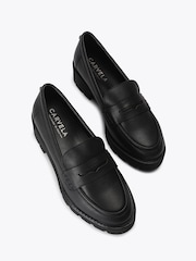 Carvela Snap Chunky Leather Loafer Shoes - 4суретінің 2 суреті