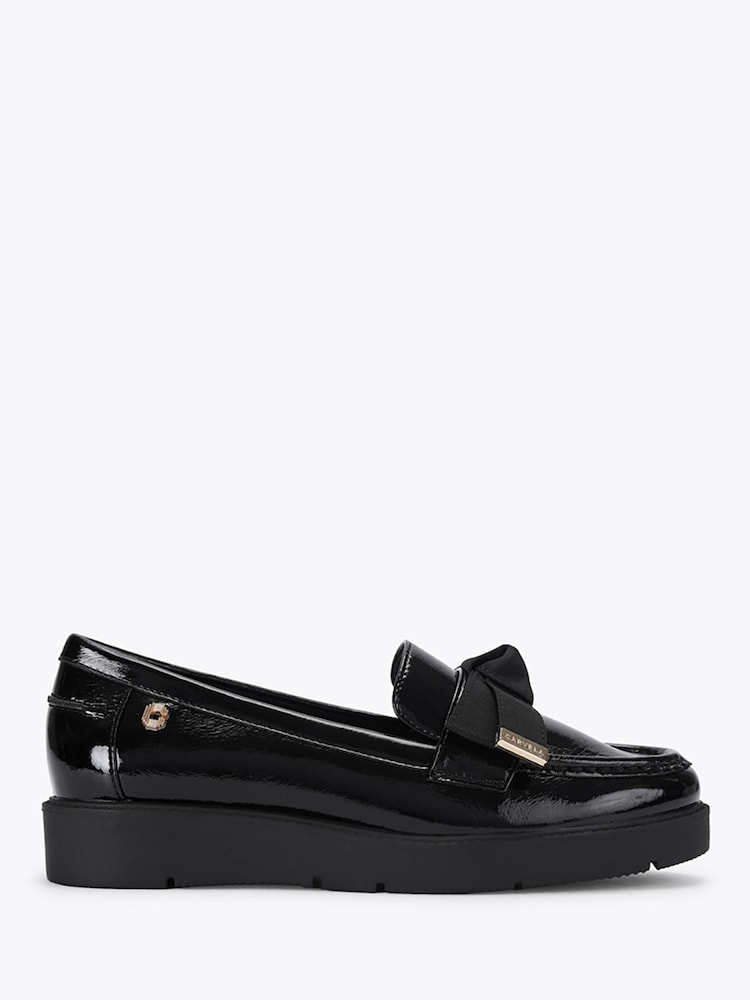 Carvela Black Sky Bow Loafer Shoes - Image 1 of 4 Carvela Black Sky Bow Loafer Shoes - Image 1 of 4