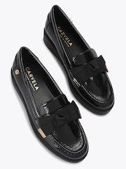 Carvela Black Sky Bow Loafer Shoes - Image 2 of 4