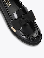 Carvela Black Sky Bow Loafer Shoes - Image 4 of 4