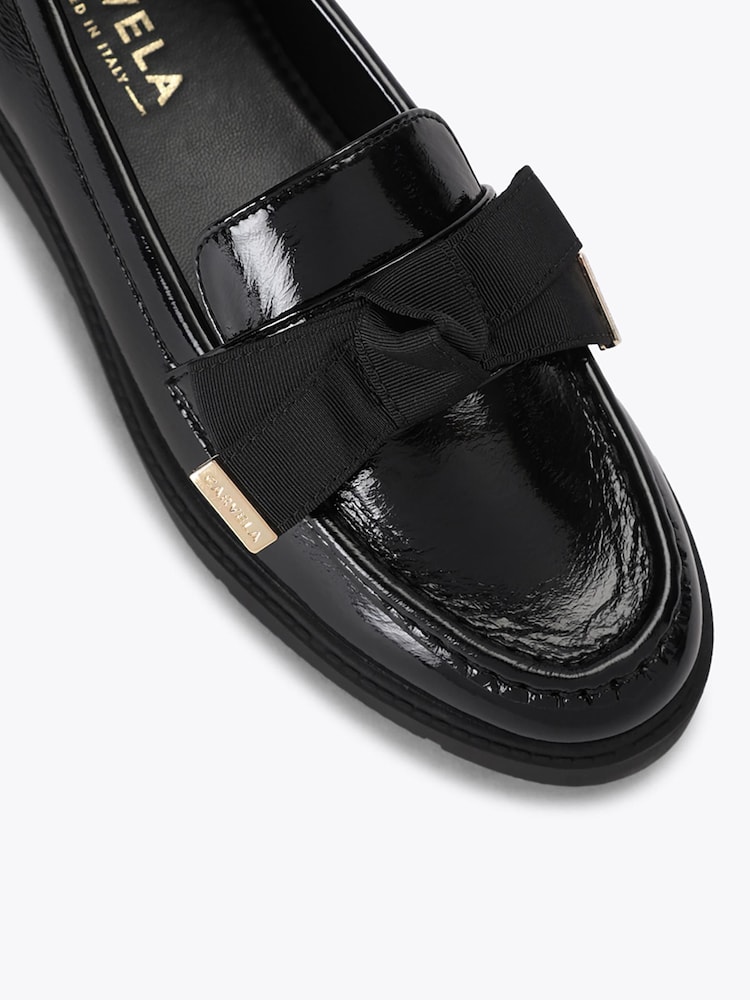 Carvela Black Sky Bow Loafer Shoes - Image 4 of 4 Carvela Black Sky Bow Loafer Shoes - Image 4 of 4
