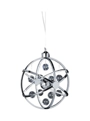 Gallery Home Silver Moory Ceiling Light Pendant - Image 2 of 2