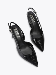 Carvela Black Alina Sling Heeled Shoes - Image 2 of 4