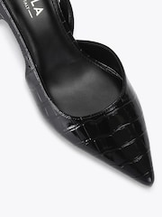 Carvela Black Alina Sling Heeled Shoes - Image 4 of 4