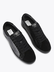 Kurt Geiger London Black Strand Leather Trainers - Image 2 of 4