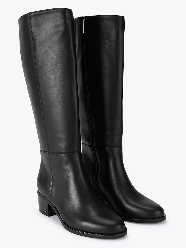 Carvela Black Contino Knee Boots - Image 2 of 4 Carvela Black Contino Knee Boots - Image 2 of 4