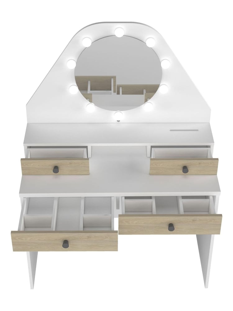 Trasman White Star Dressing Table - Image 5 of 5