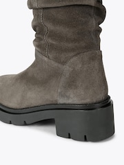 Carvela Grey Cara Slouch Suede Knee Boots - Image 4 of 4