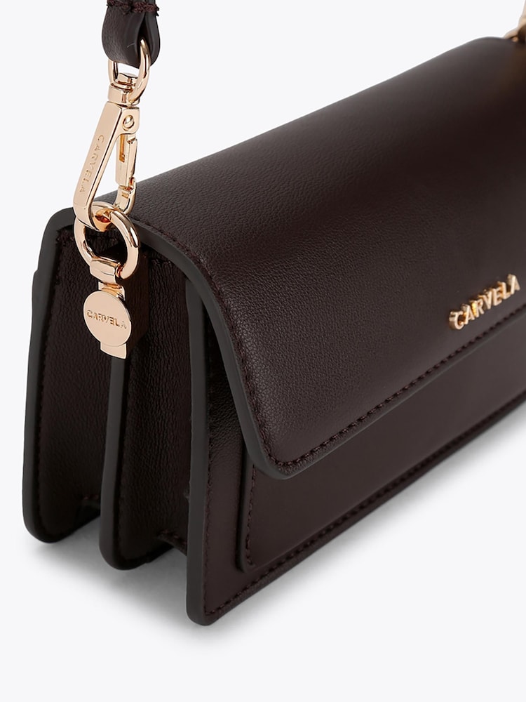 rjava - Mini torba za čez ramo Carvela Fernanda - Slika 4 iz 4