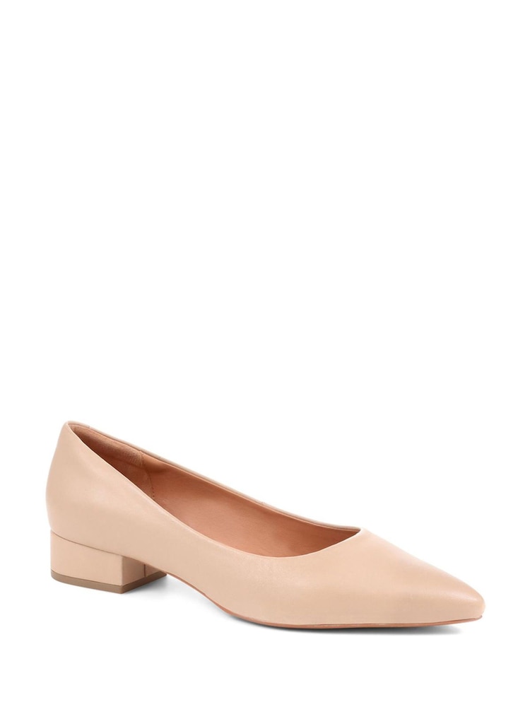 Jones Bootmaker Sunstone Leather Court Shoes - Image 3 of 6