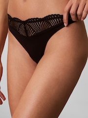 Calvin Klein Black Thong - Perfectly Fit Lace - Image 4 of 5