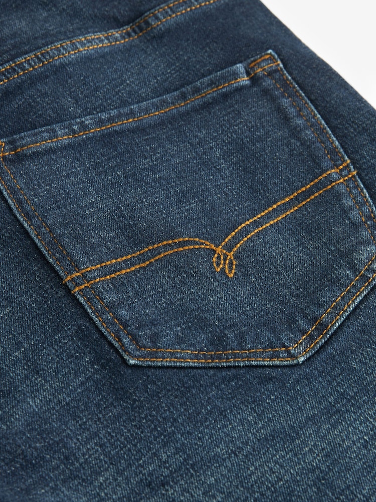 Buy Blue Washed Bootcut Belted Authentic Jeans from the Next UK