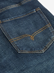 Blue Washed Bootcut Belted Authentic Jeans - Image 8 of 9