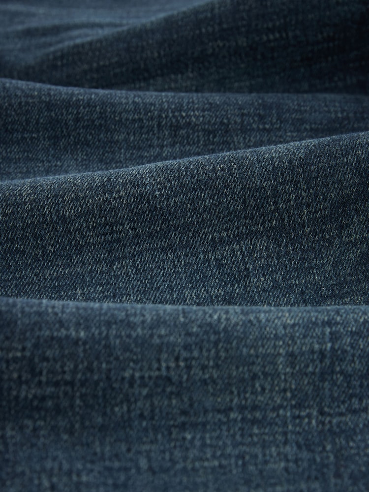 Blue Washed Bootcut Belted Authentic Jeans - Image 9 of 9