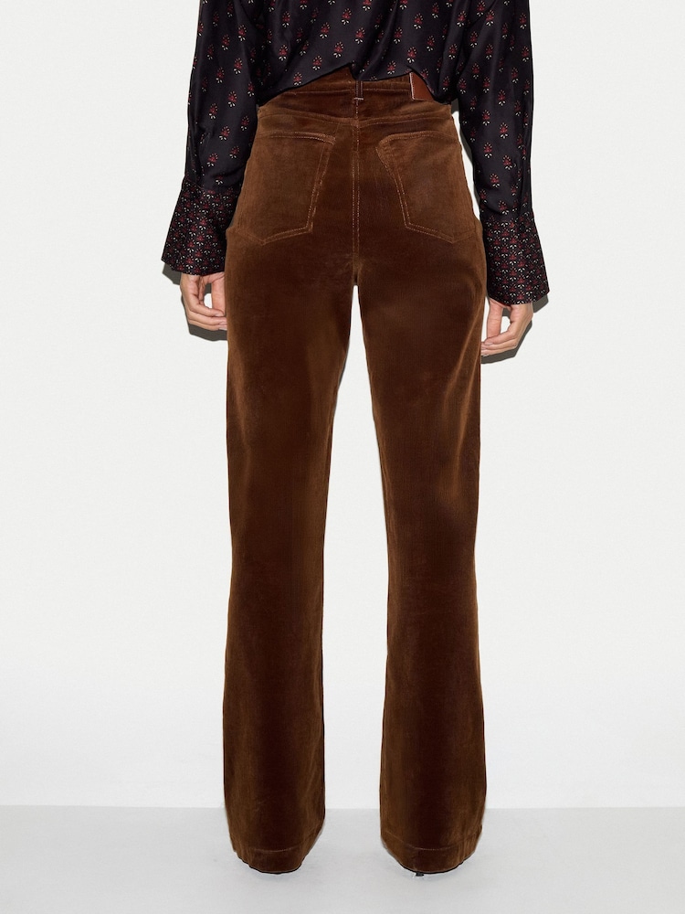 Jigsaw Brown Clive Cord Trousers - Image 4 of 4 Jigsaw Brown Clive Cord Trousers - Image 4 of 4