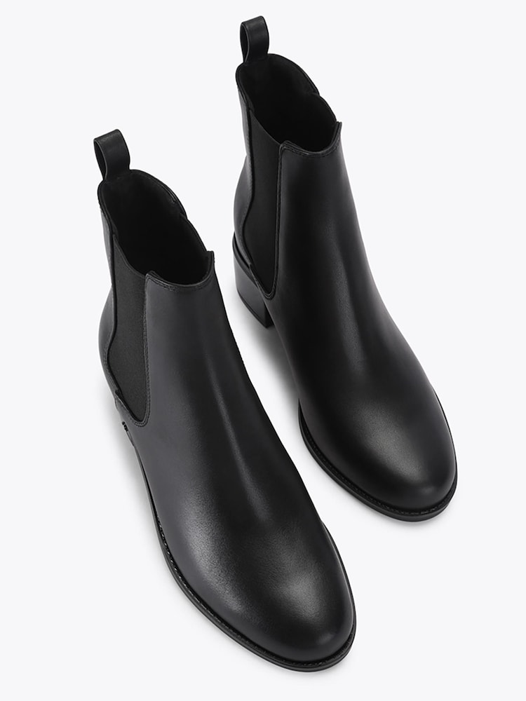 Carvela Black Contino Leather Ankle Boots - Image 2 of 4 Carvela Black Contino Leather Ankle Boots - Image 2 of 4