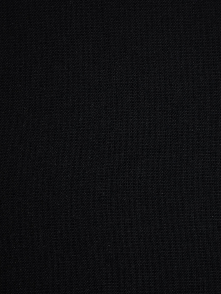 Black Blackout/Thermal Cotton Eyelet Curtains - Image 7 of 7