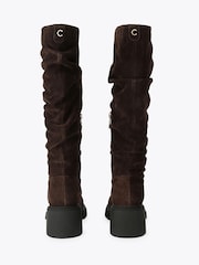 Carvela Brown Ignite Slouch Suede Knee Boots - Image 3 of 4