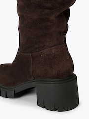 Carvela Brown Ignite Slouch Suede Knee Boots - Image 4 of 4