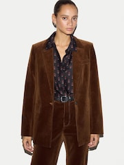 Jigsaw Brown Ross Cord Blazer - Image 1 of 5