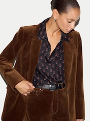 Jigsaw Brown Ross Cord Blazer - Image 2 of 5