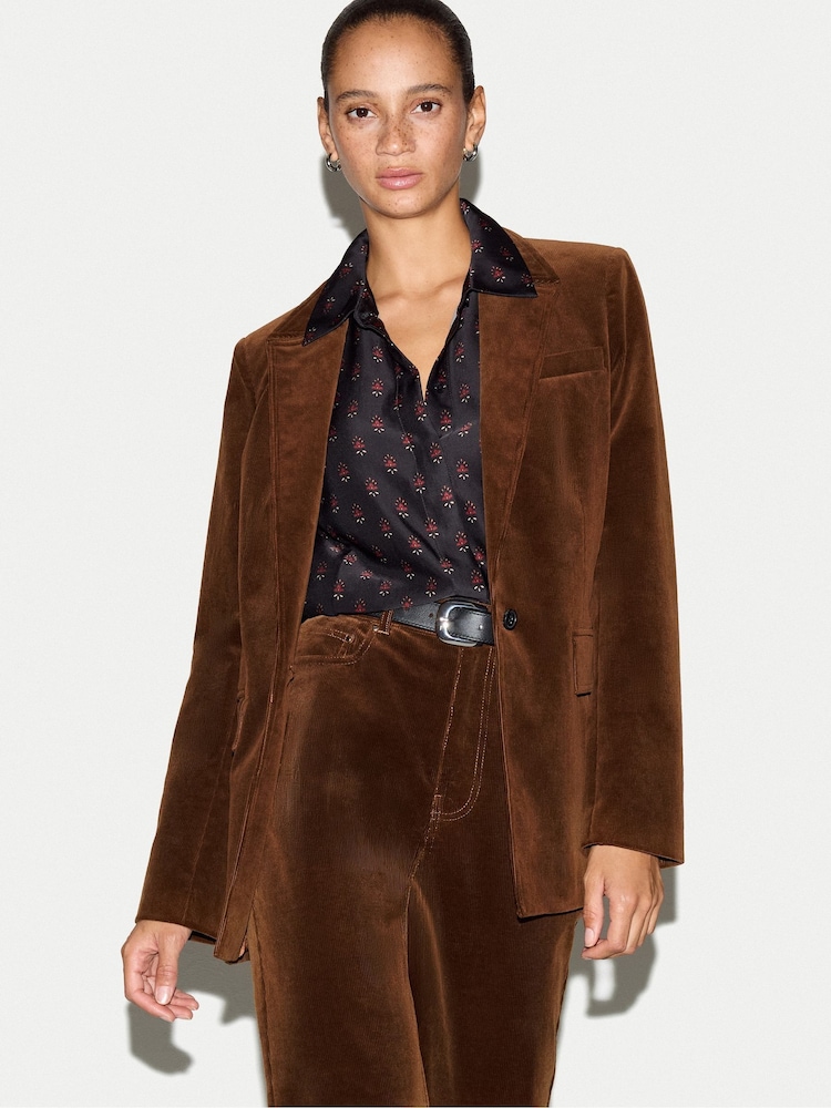 Jigsaw Brown Ross Cord Blazer - Image 5 of 5 Jigsaw Brown Ross Cord Blazer - Image 5 of 5