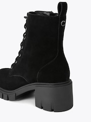 Carvela Black Ignite Lace Up Suede Boots - Image 3 of 4