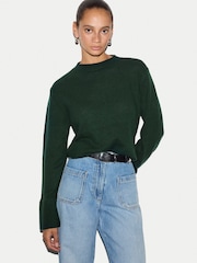 Grön - Jigsaw Cloud Cashmere Eldon Jumper - Bild 1 av 4