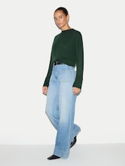 Grön - Jigsaw Cloud Cashmere Eldon Jumper - Bild 3 av 4