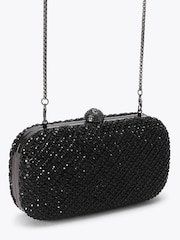 블랙 - Carvela Cecilia Embellished Clutch Bag - 4의 이미지 2