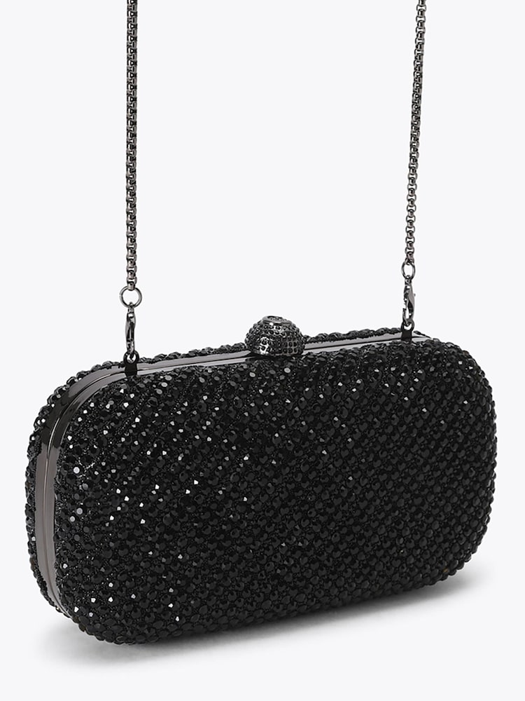 블랙 - Carvela Cecilia Embellished Clutch Bag - 4의 이미지 2