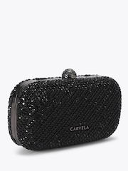 블랙 - Carvela Cecilia Embellished Clutch Bag - 4의 이미지 3