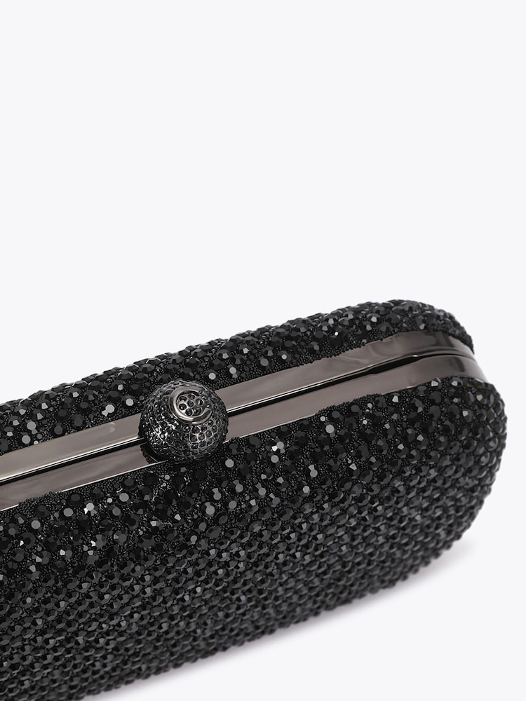 블랙 - Carvela Cecilia Embellished Clutch Bag - 4의 이미지 4
