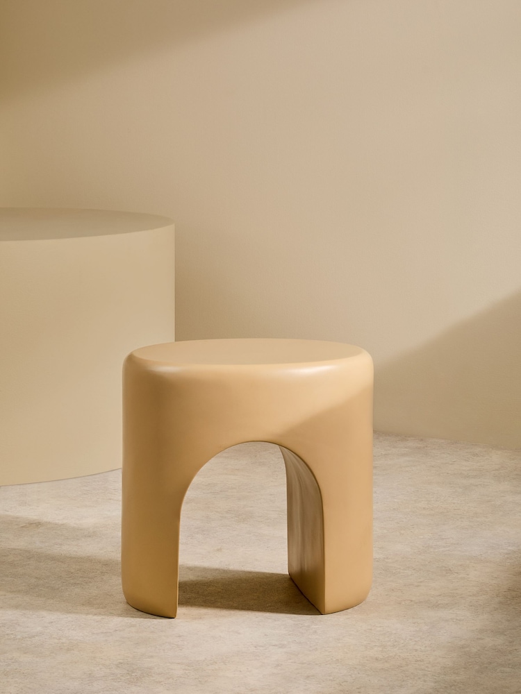 MADE.COM Natural Luna Side Table - Image 2 of 4