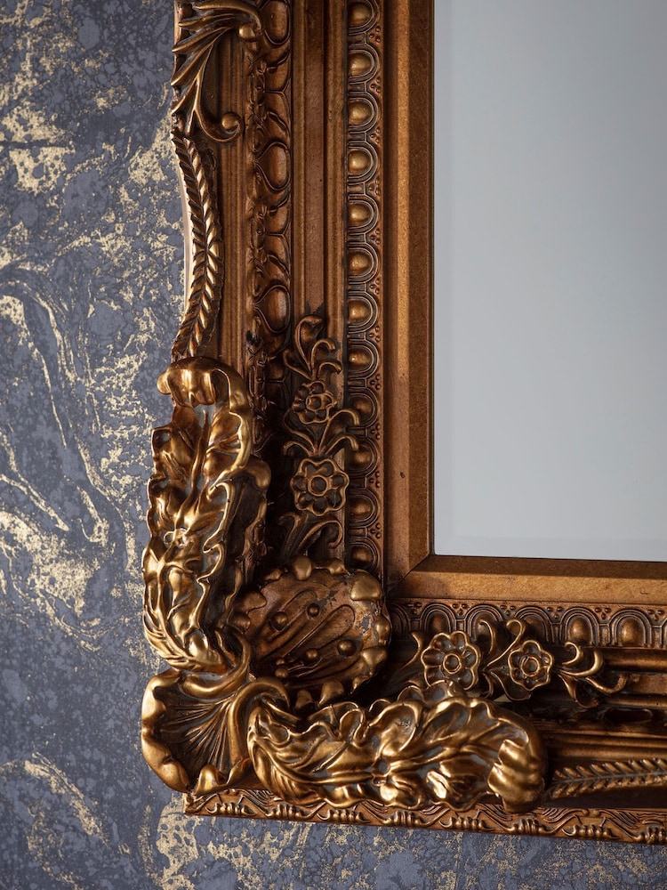Gallery Home Gold Carved Louis Mirror - Image 3 of 3