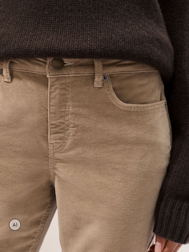 The White Company Natural Cord Brompton Trousers - Image 2 of 5