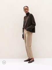 The White Company Natural Cord Brompton Trousers - Image 3 of 5