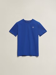 GANT Dark Blue Shield Short Sleeve T-Shirt - Image 1 of 2