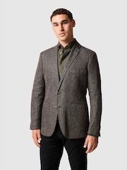 Rodd & Gunn Dark Grey The Cascades Sports Fit Jacket - Image 1 of 5