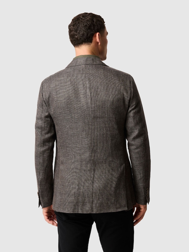 Rodd & Gunn Dark Grey The Cascades Sports Fit Jacket - Image 2 of 5 Rodd & Gunn Dark Grey The Cascades Sports Fit Jacket - Image 2 of 5