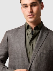 Rodd & Gunn Dark Grey The Cascades Sports Fit Jacket - Image 4 of 5