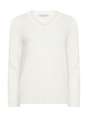 M&Co White V-Neck Jumper - Image 5 of 5