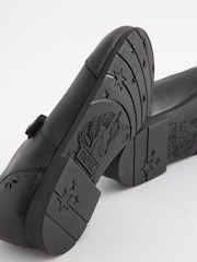 Black Wide Fit (G) Premium Leather Mary Janes - Image 5 of 5